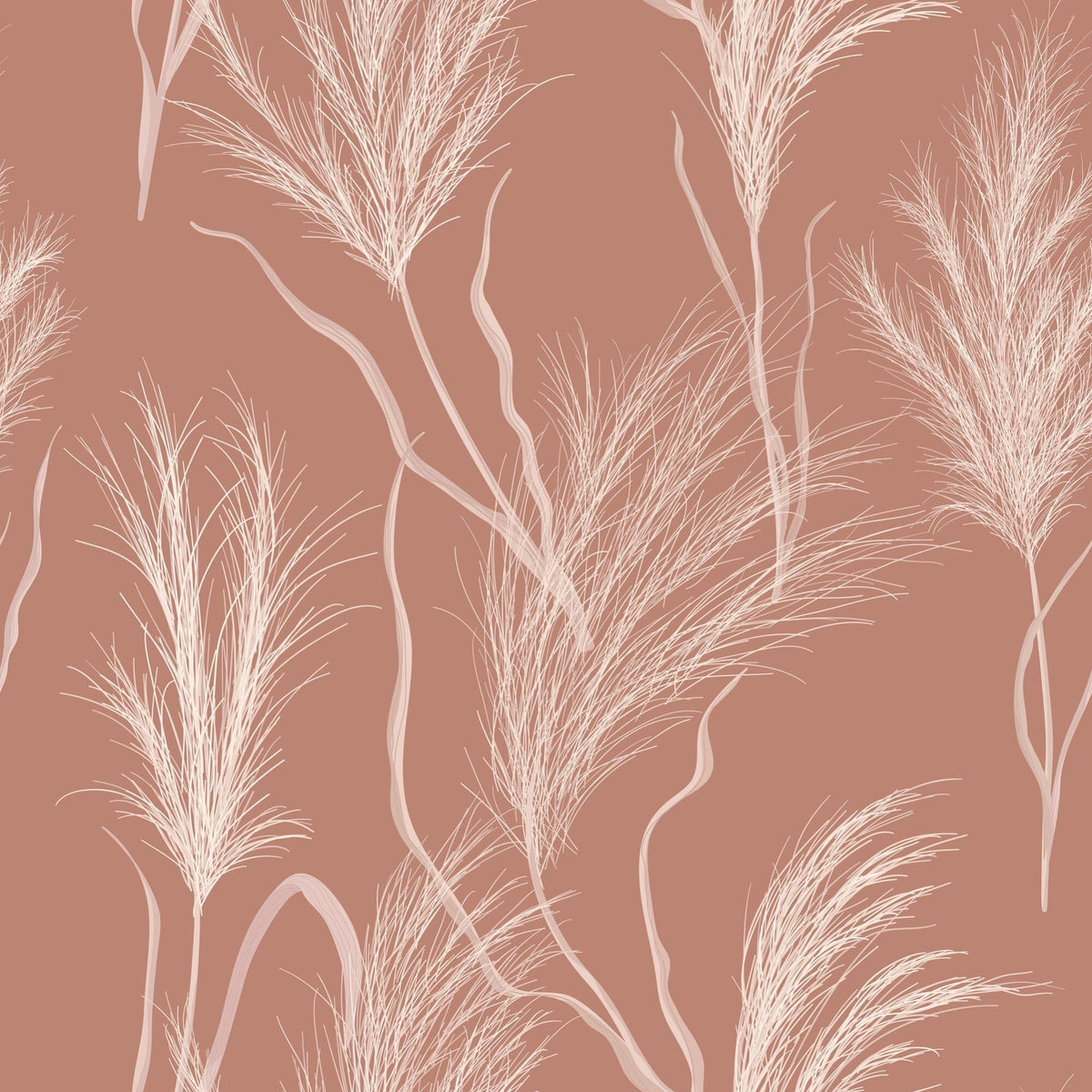 Terracotta Boho Wallpaper Peel and Stick