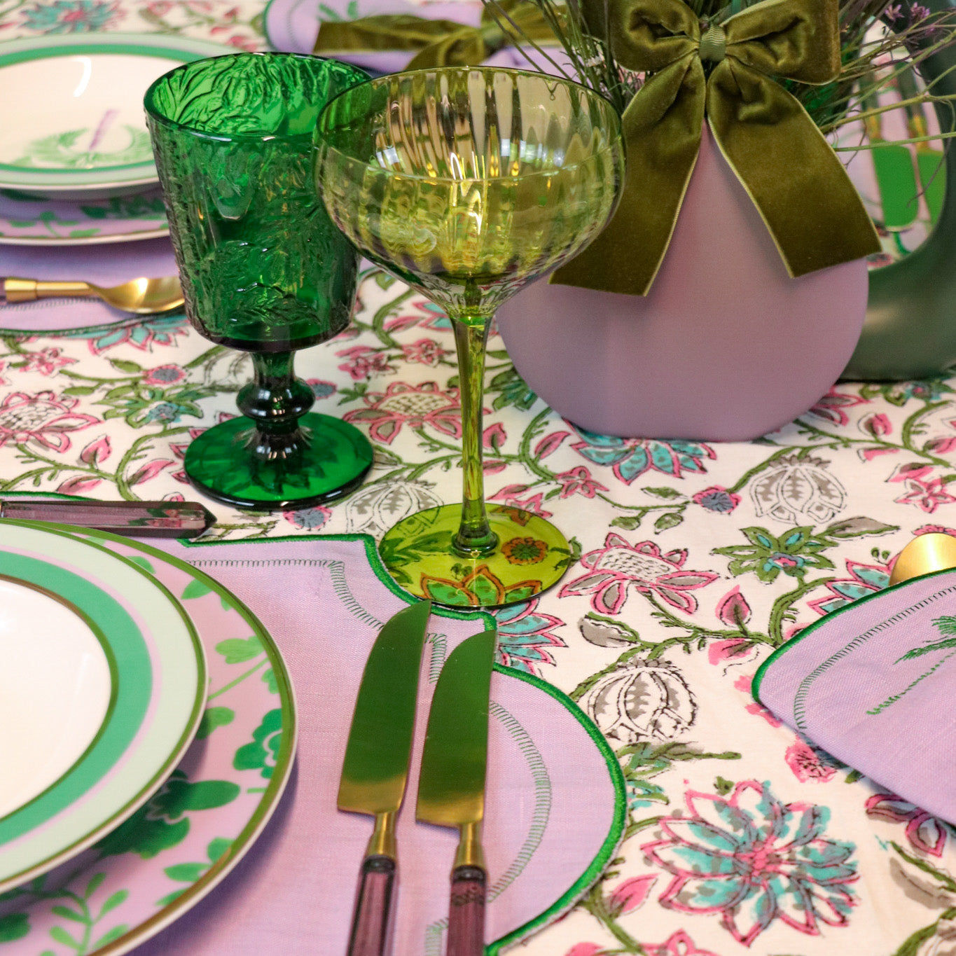 Botanic Imprinted Chalice - Set of 6