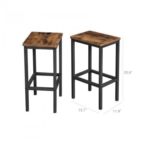 IRVING Rectangular Bar Stools (Set of 2)