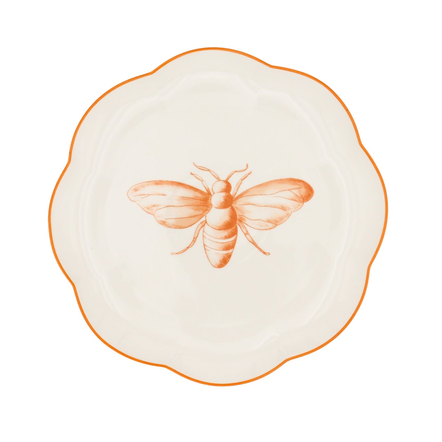Bumble Homecoming Scalloped Starter Plate - Set of 4 (+1 Bonus Plate)