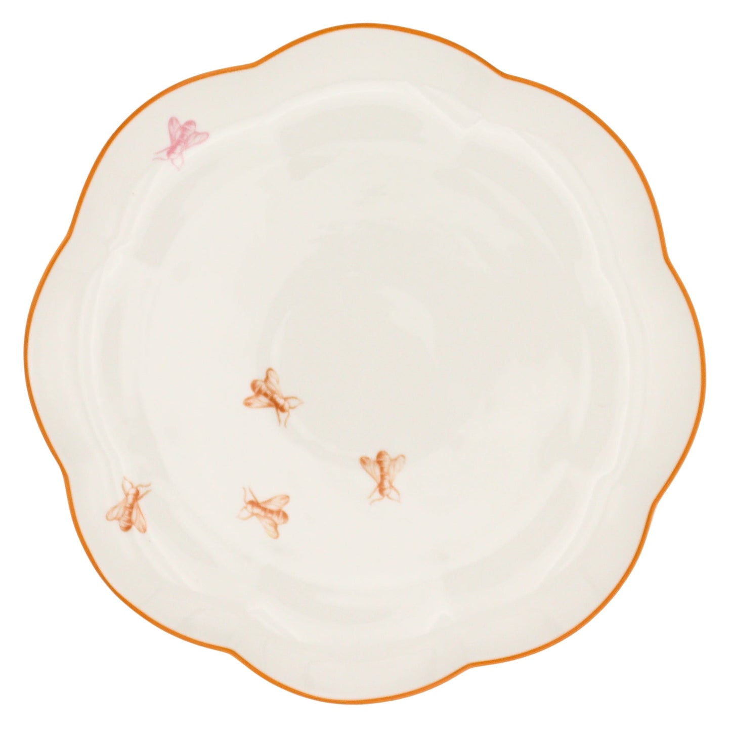 Bumble Voyage Scalloped Dinner Plate - Case of 12 Plates (+3 Bonus Plates)