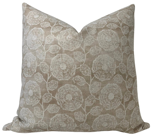 Freedia Pillow Cover in Dune, Susan Connor Textiles