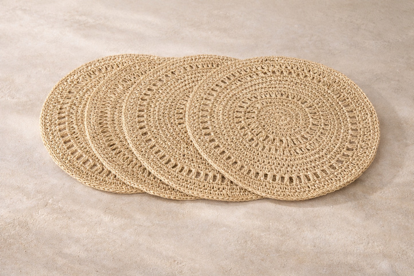 Malibu Natural Jute Placemats - 15"