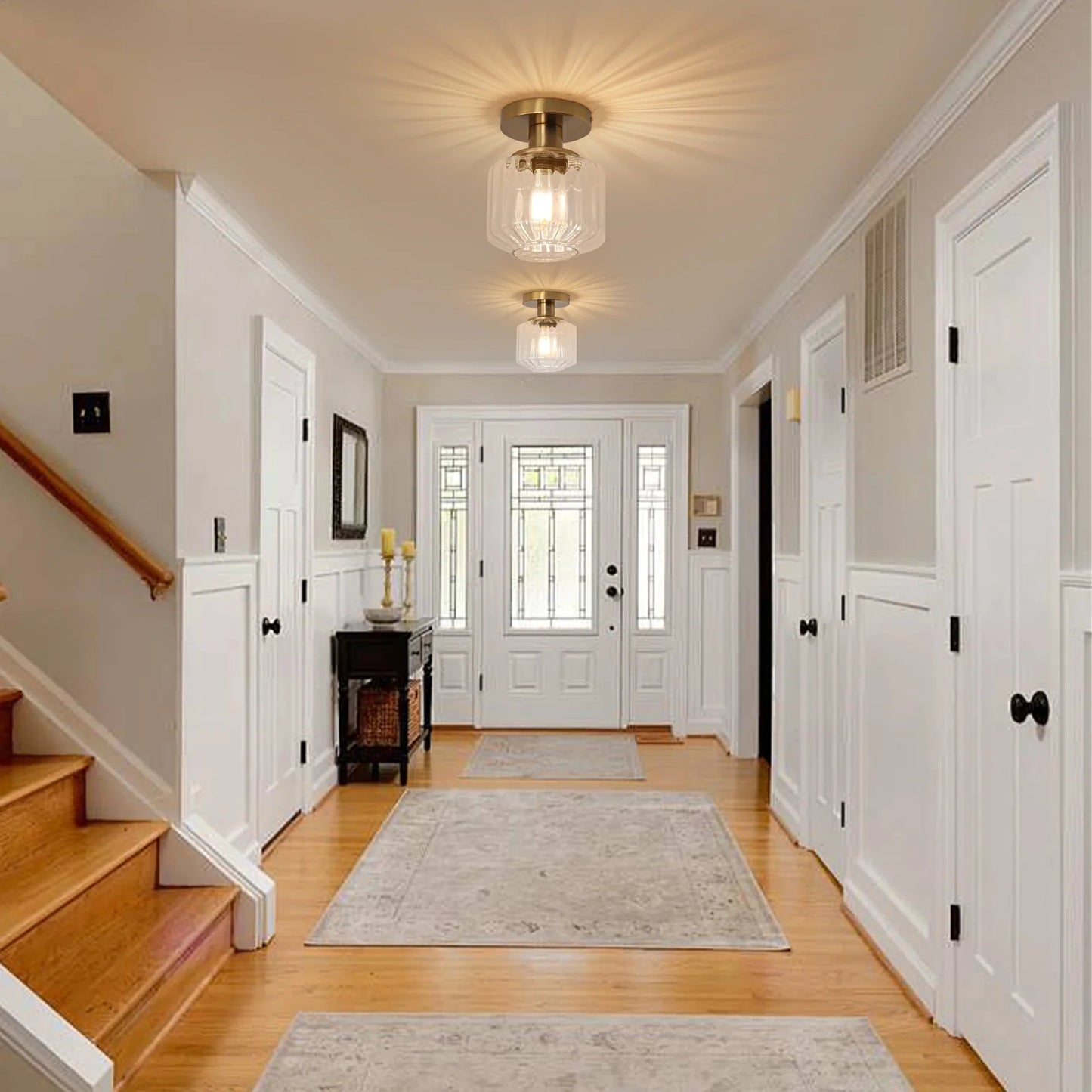 6 Inch Marico 1-Light Semi-Flush Mount Ceiling Light