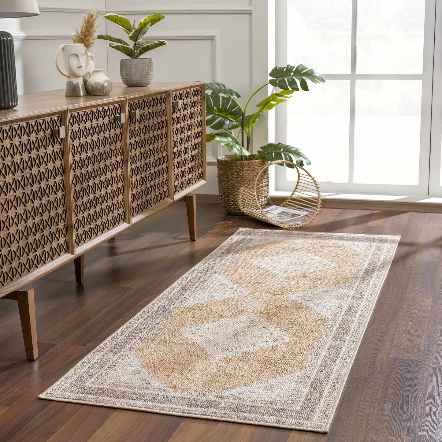 Albas Washable Area Rug