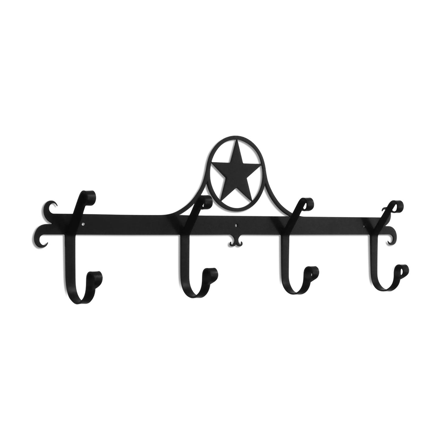 Western Rustic Star Coat Rack