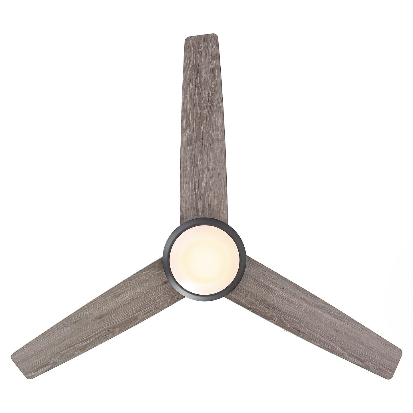 52" 4 Speed Wall Control Ceiling Fan with LED Lighting