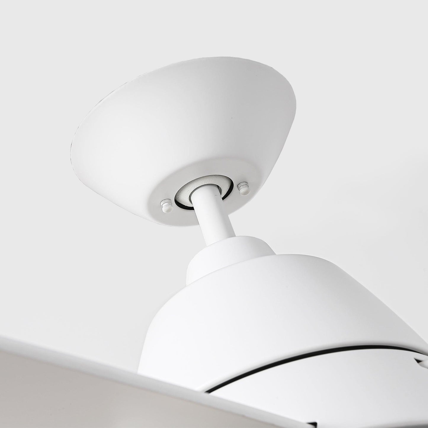 52" 4 Speed Wall Control Ceiling Fan with LED Lighting