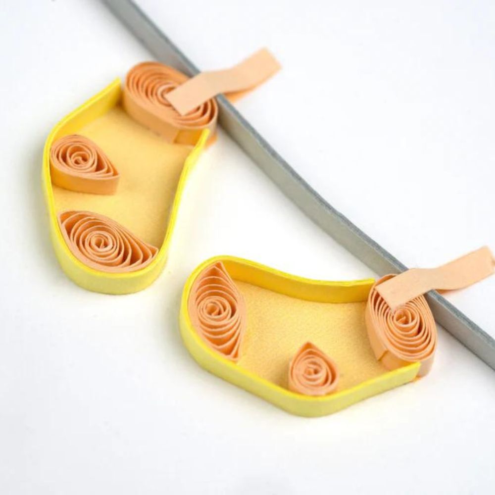 Baby Clothesline Quilled Greeting Card