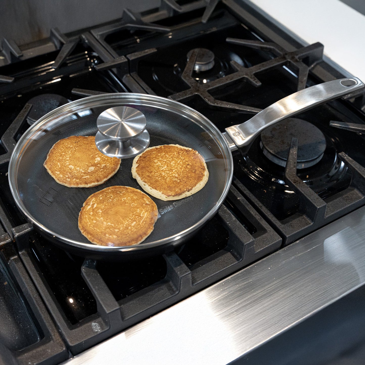 CHD 10.25" Nonstick Fry Pan with Glass Lid