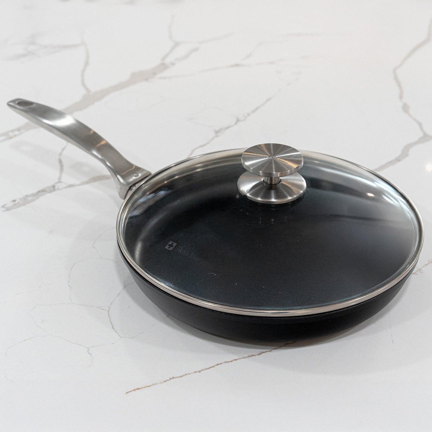 CHD 10.25" Nonstick Fry Pan with Glass Lid