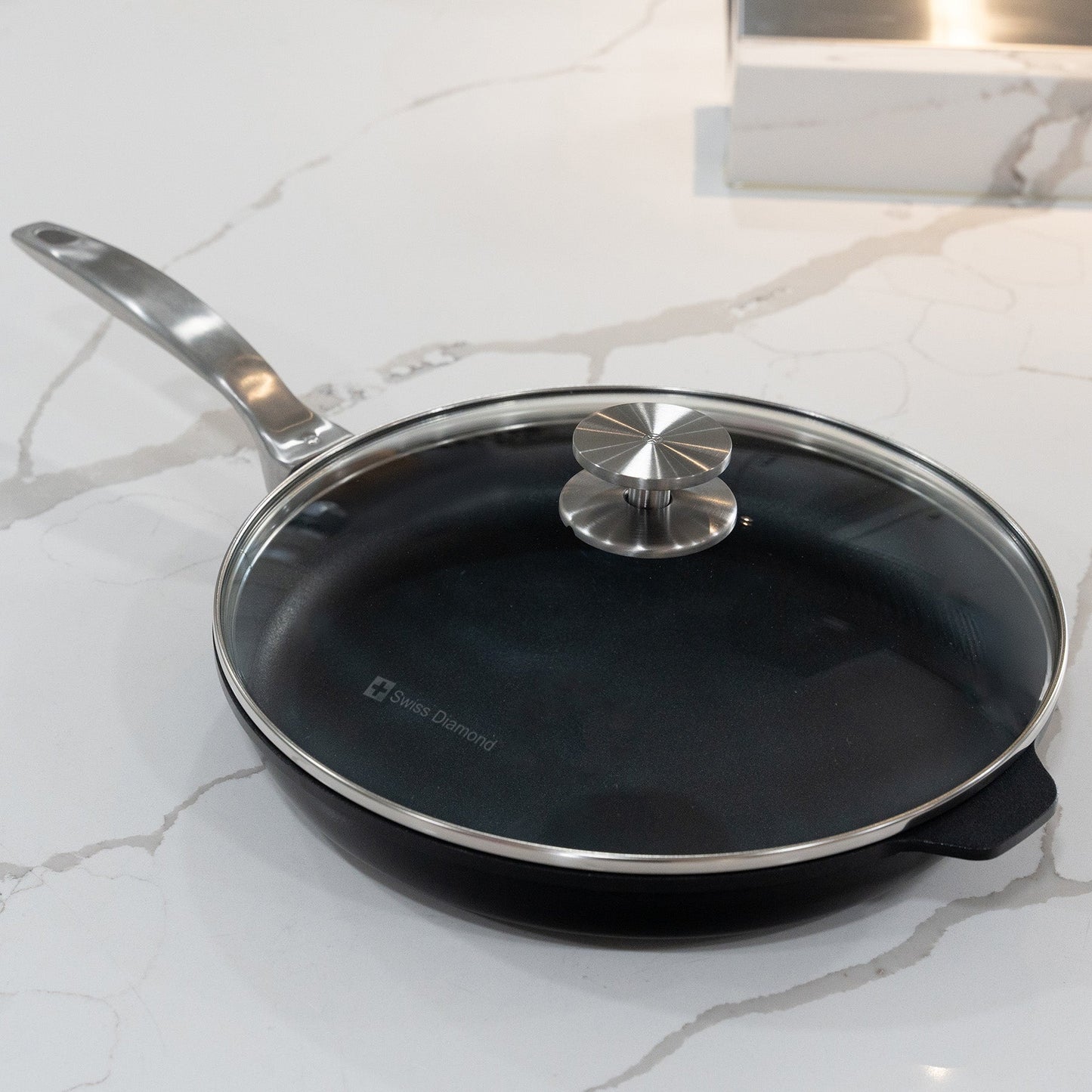 CHD 10.25" Nonstick Fry Pan with Glass Lid