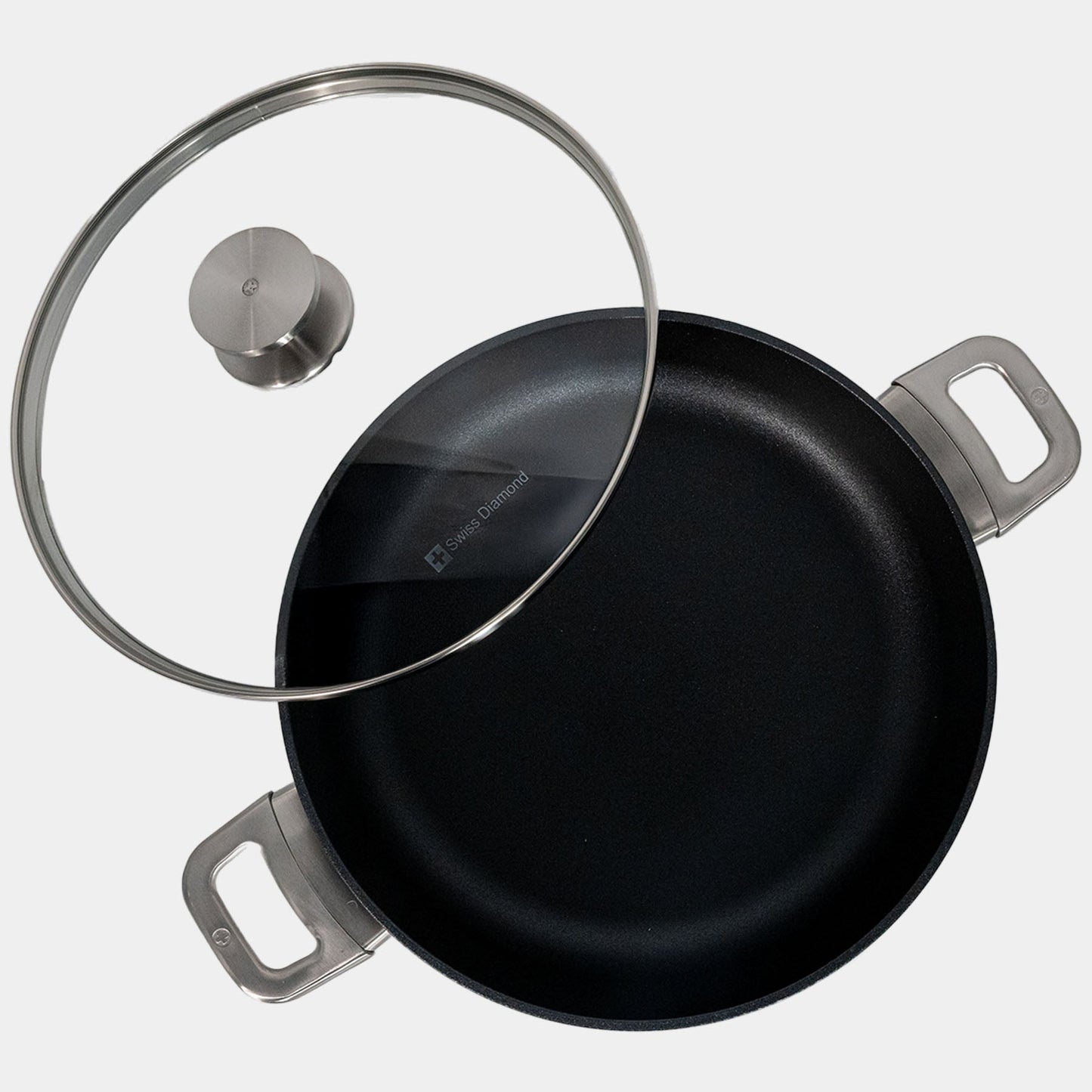 CHD Nonstick Sauteuse with Glass Lid