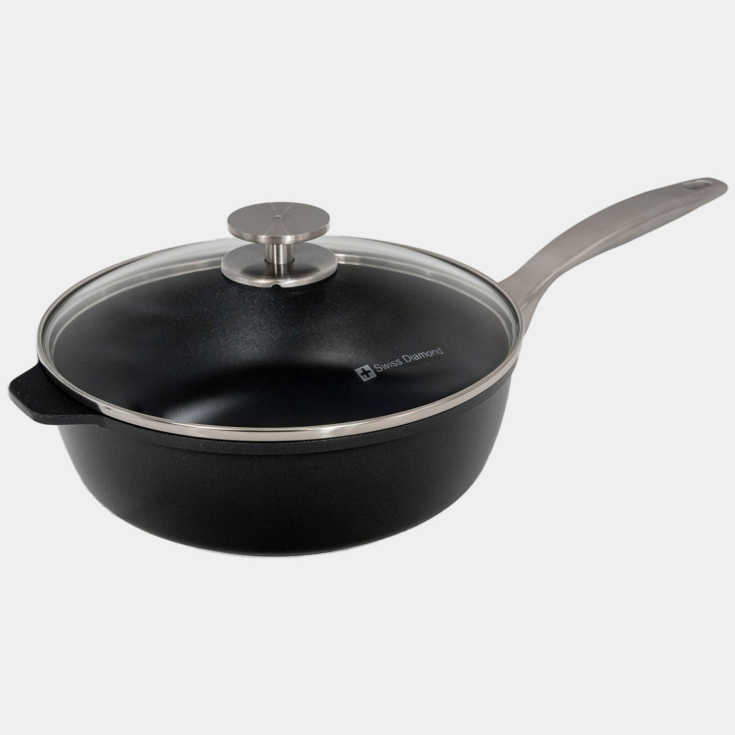 CXD PFAS Free Nonstick Saute Pan with Glass Lid