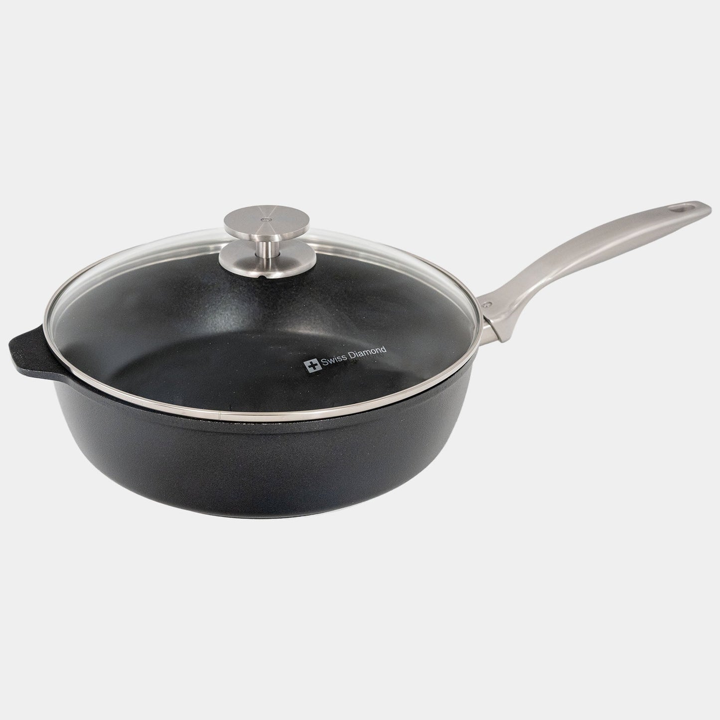 CHD Nonstick Saute Pan with Glass Lid