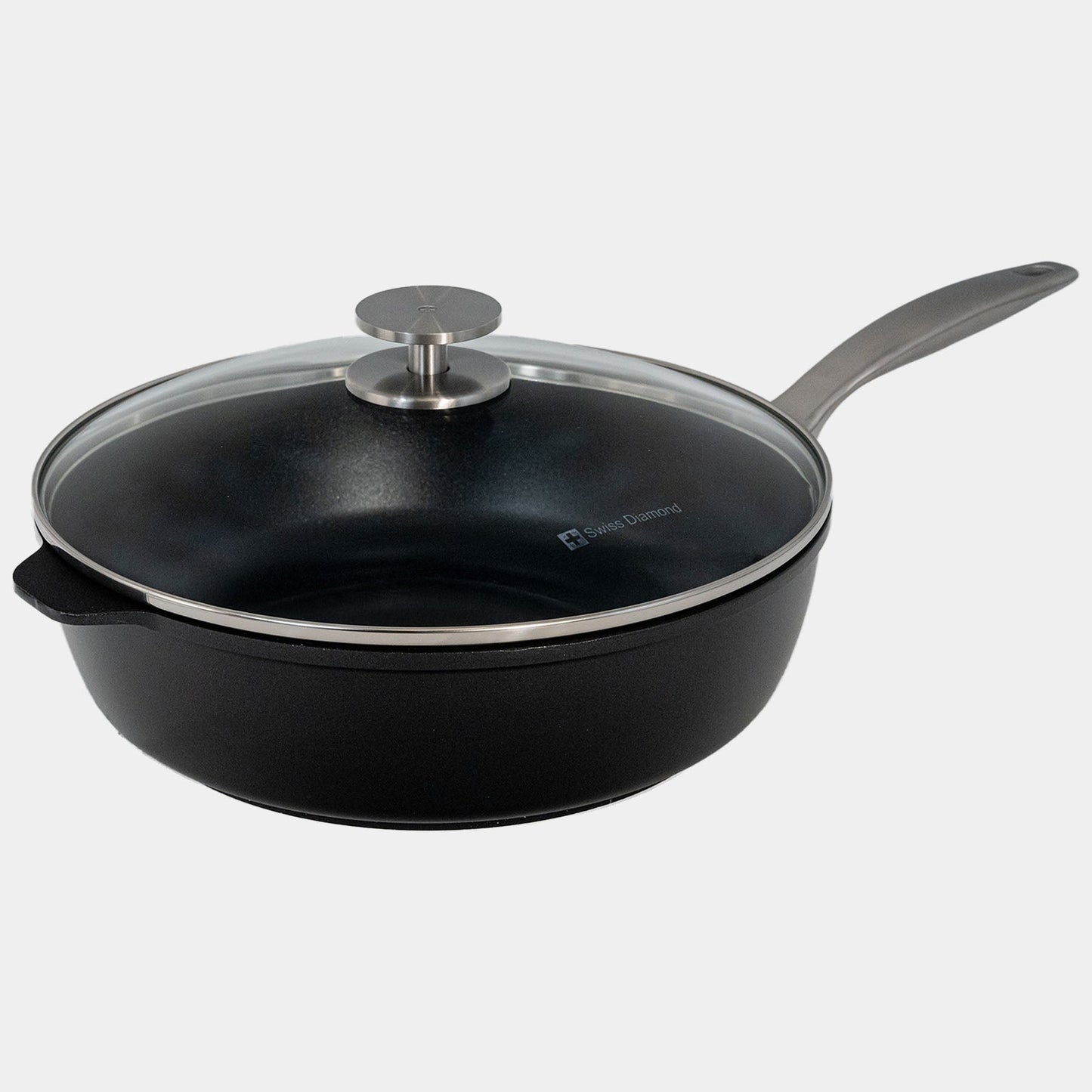 CHD Nonstick Saute Pan with Glass Lid