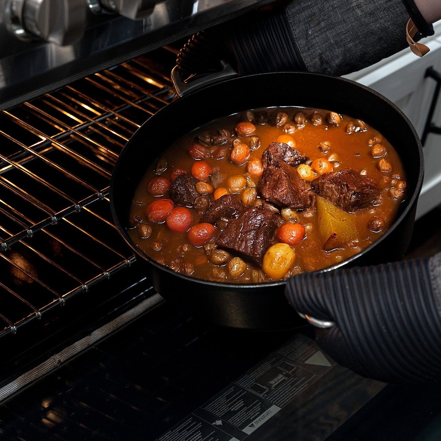 CHD Nonstick Braiser with Glass Lid