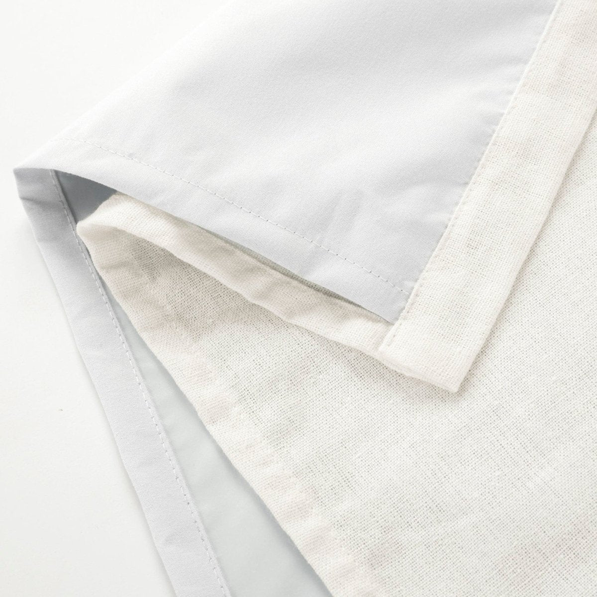 Linen Button Lined 100% Blackout Window Curtain (Single Panel)