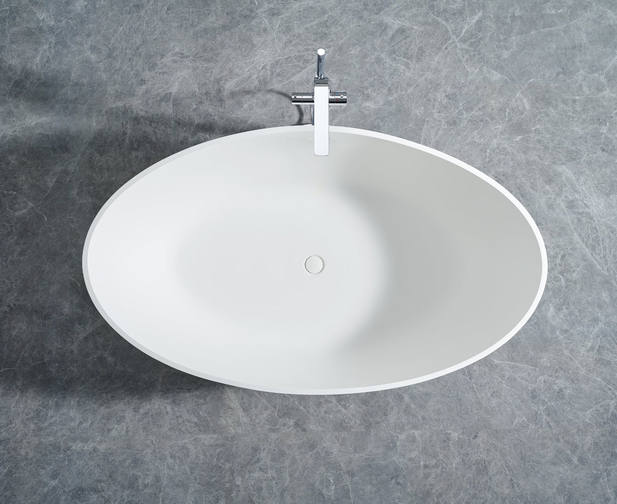 Crestwood Freestanding Solid Surface Bathtub