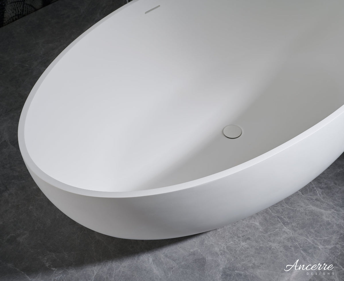 Crestwood Freestanding Solid Surface Bathtub