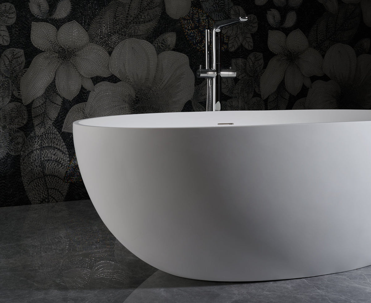 Crestwood Freestanding Solid Surface Bathtub
