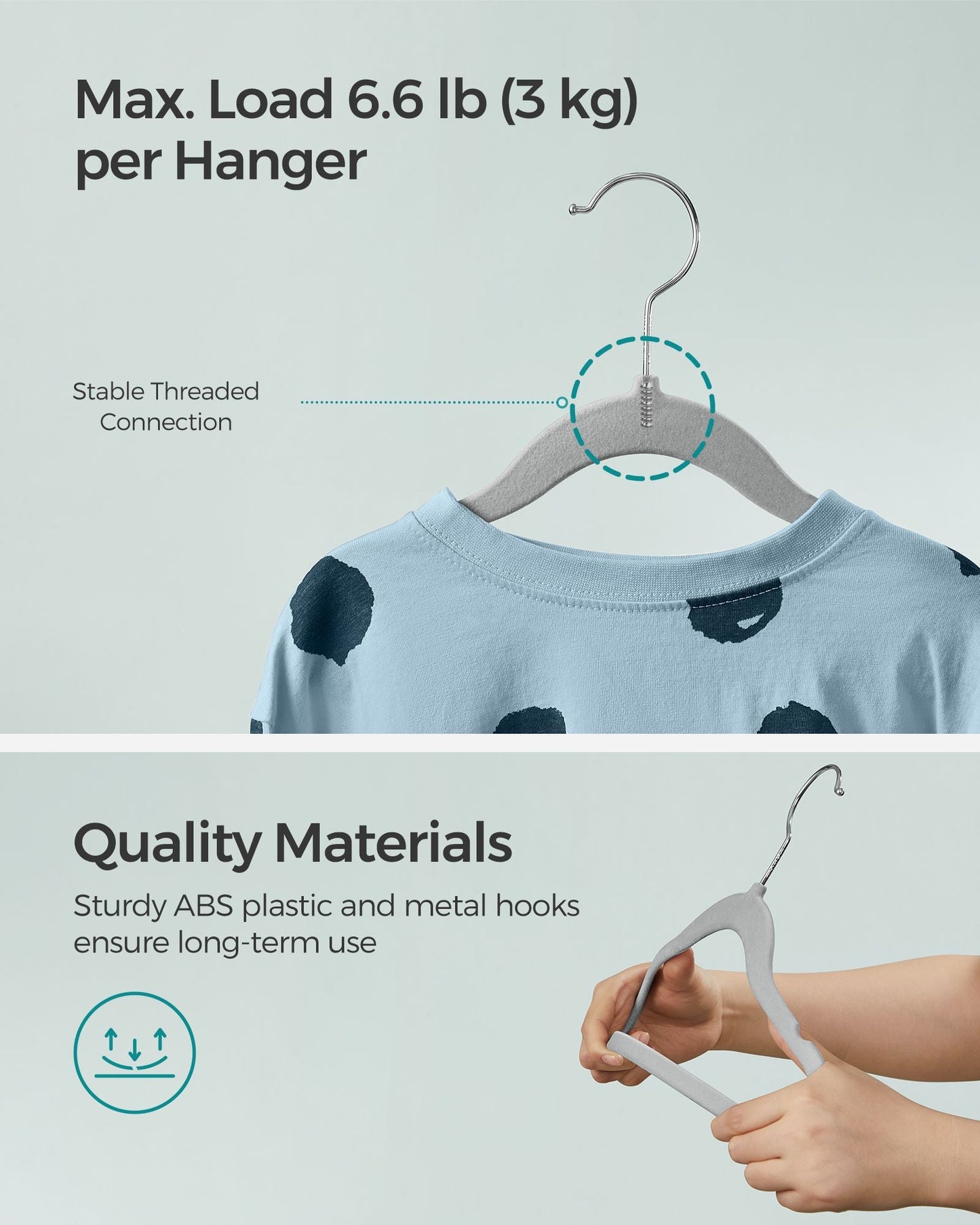 30 Pack Kids Hangers for Closet