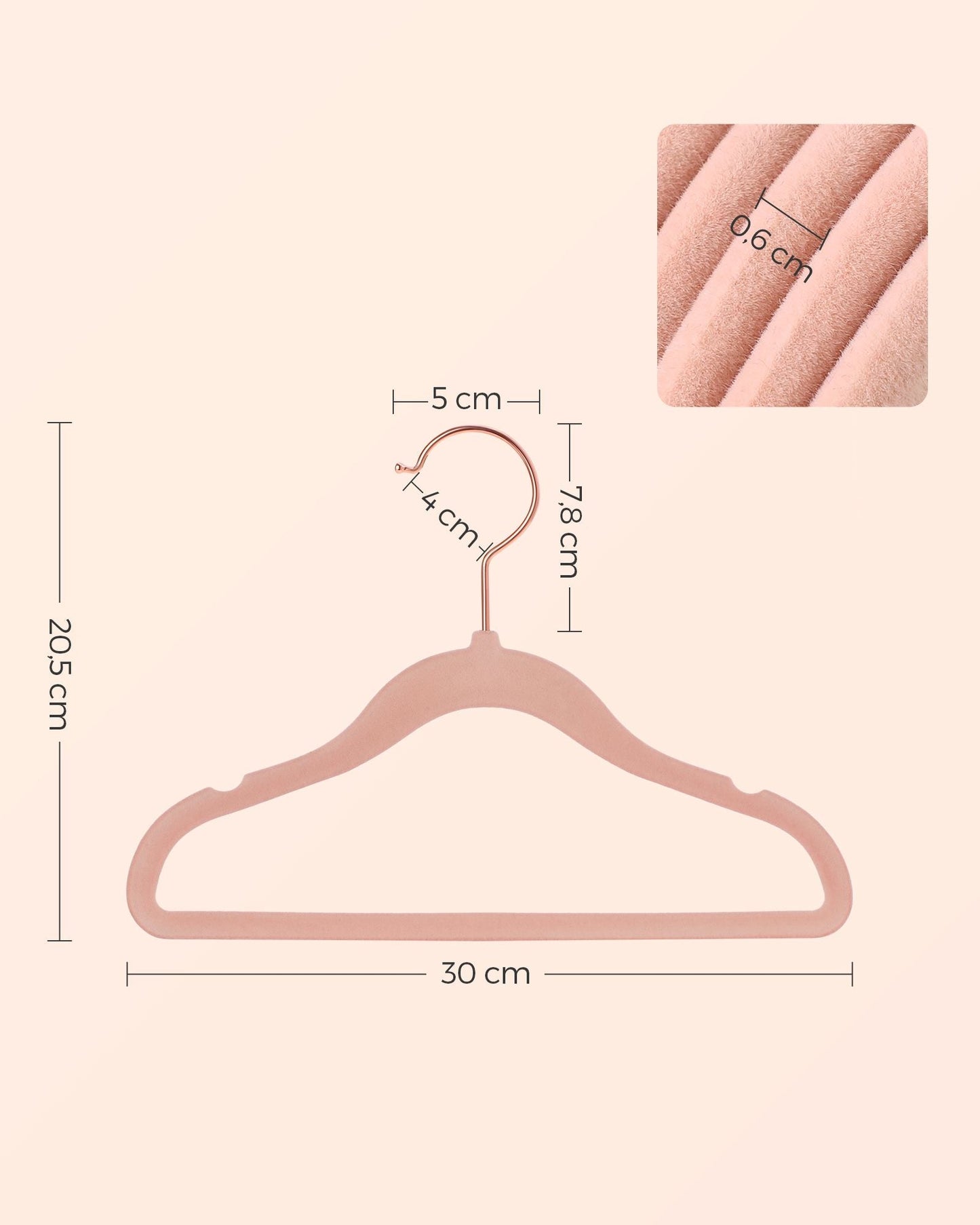 30 Pack Kids Hangers for Closet