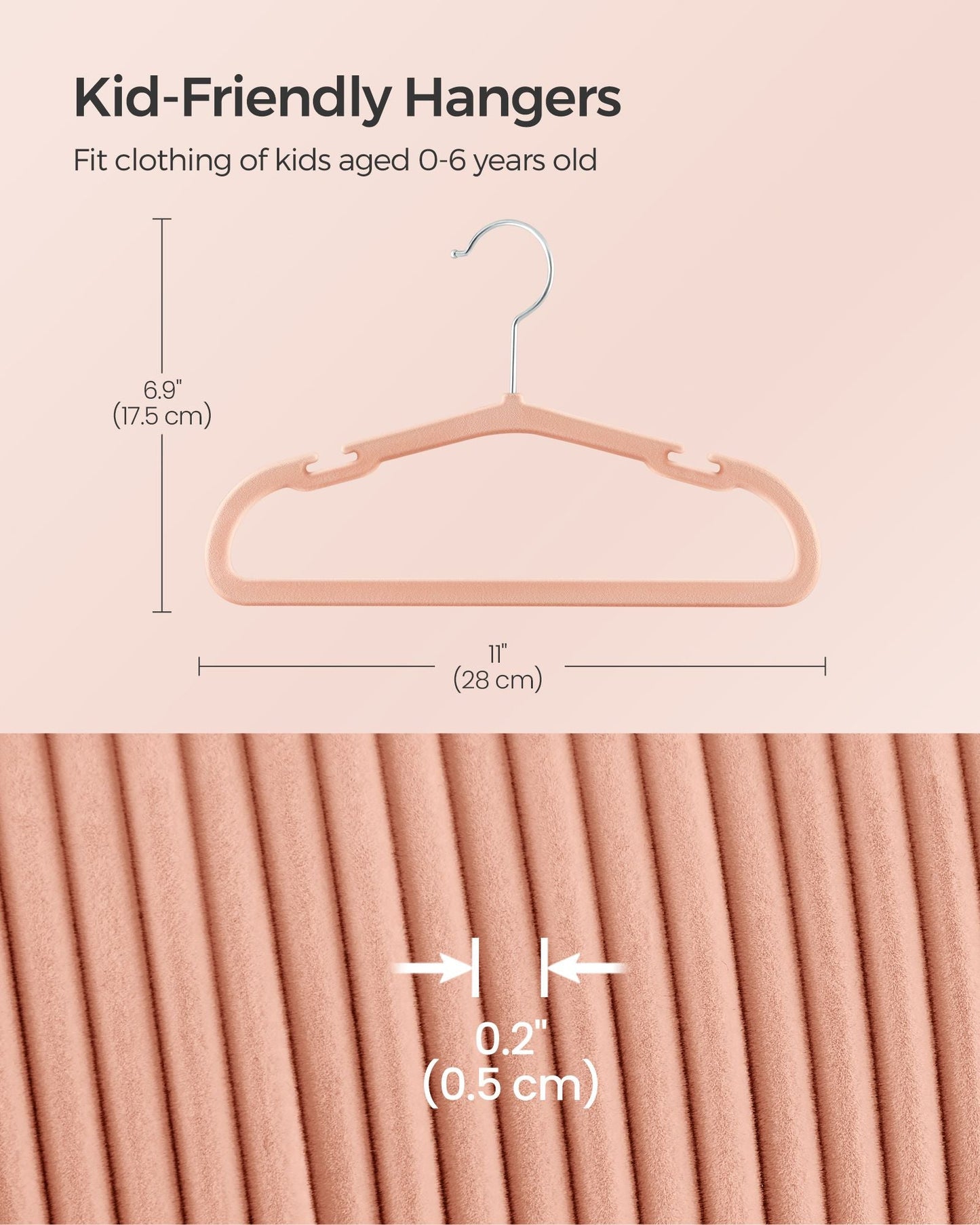 Kids Hangers 50 Pack
