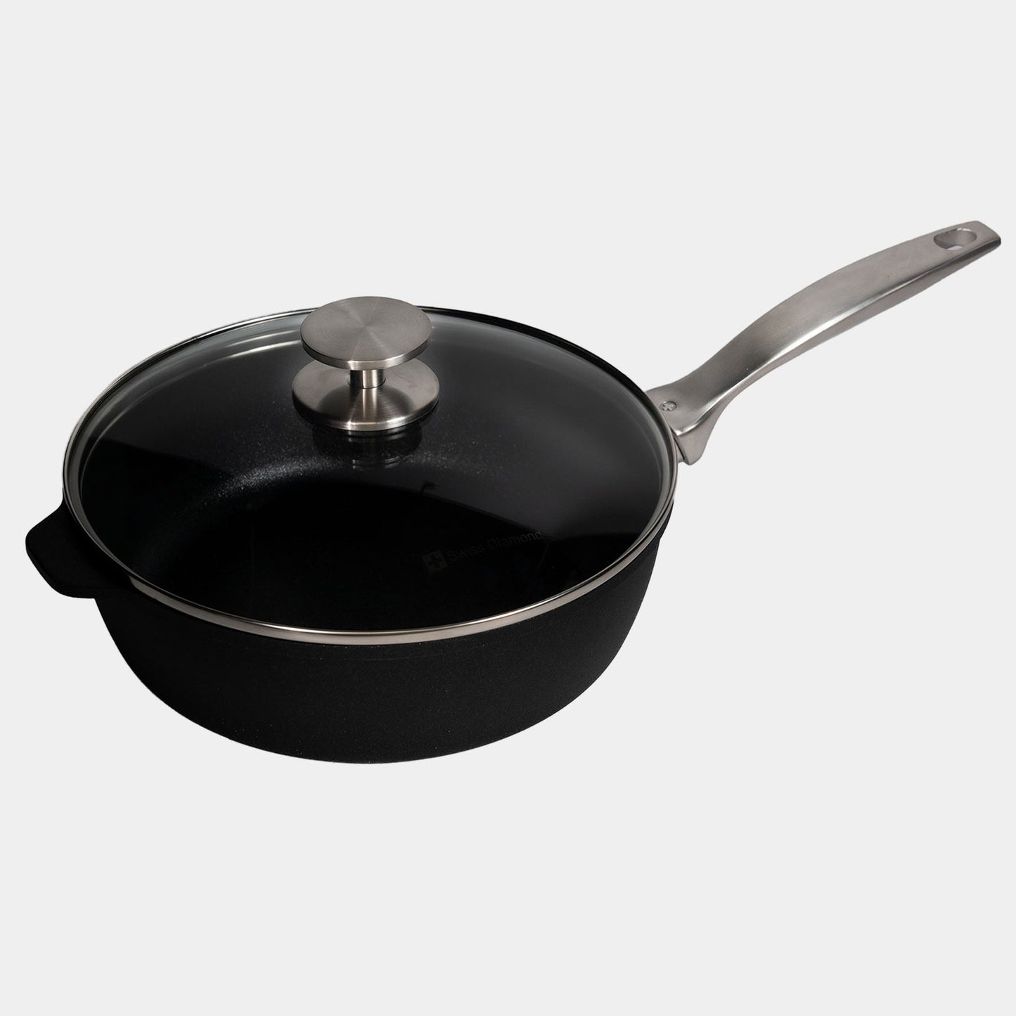 CXD PFAS Free Nonstick Saute Pan with Glass Lid