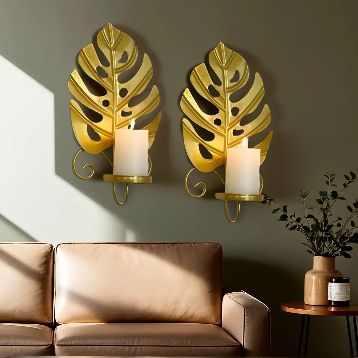 Candle Holders - Elegant Metal Set