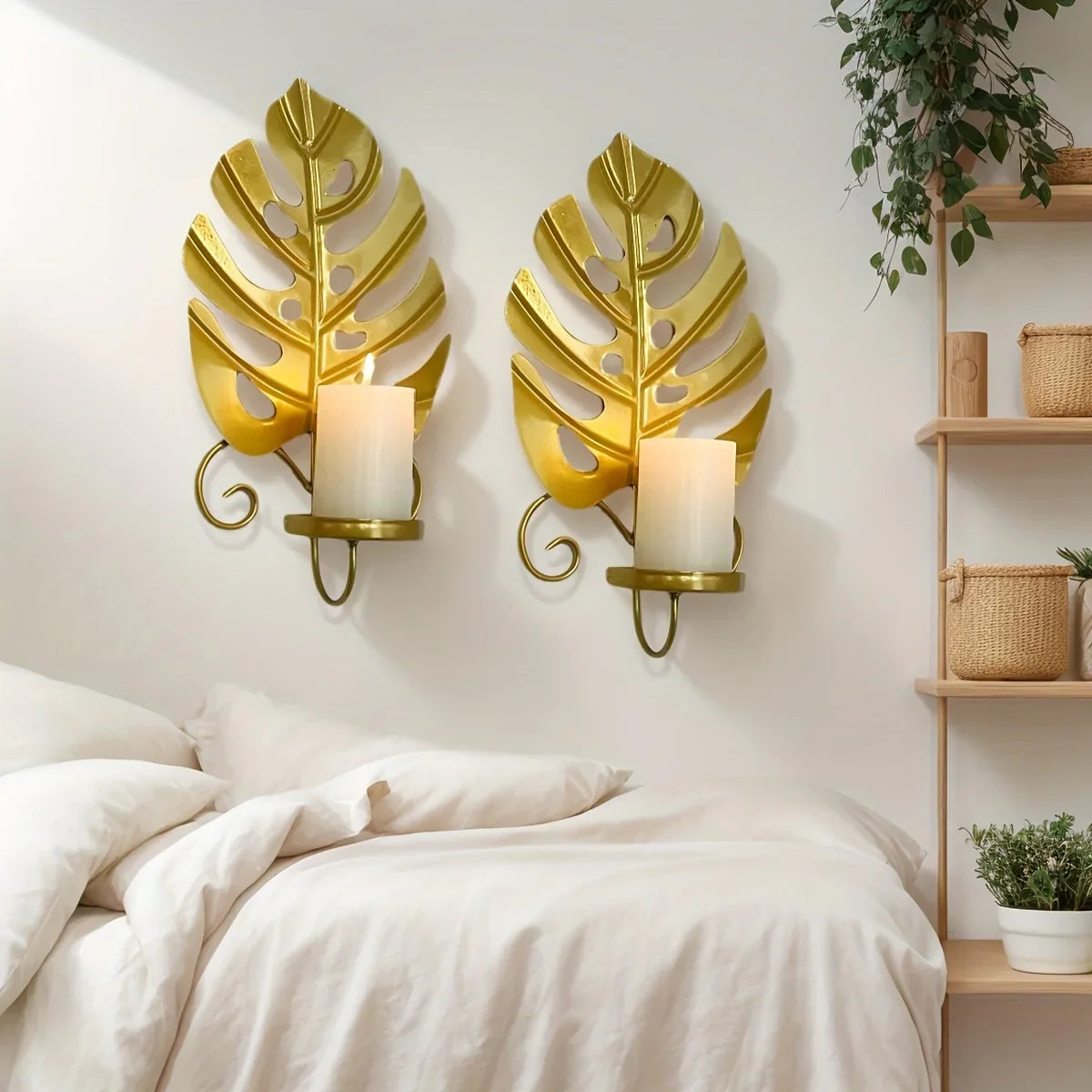 Candle Holders - Elegant Metal Set