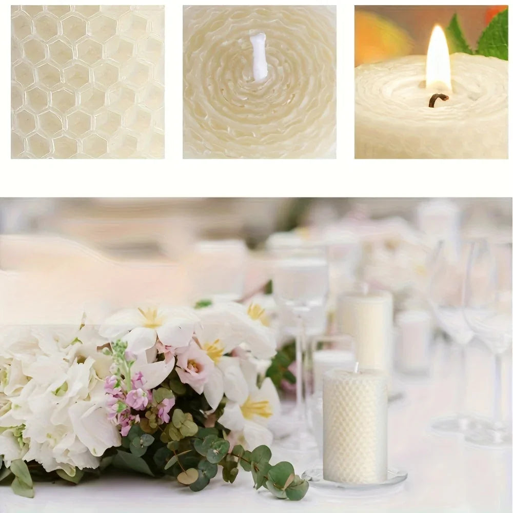 Candles - Lavender Beeswax 3-Pack