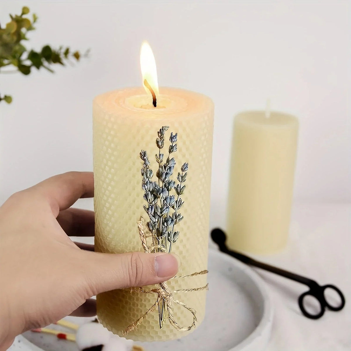 Candles - Lavender Beeswax 3-Pack