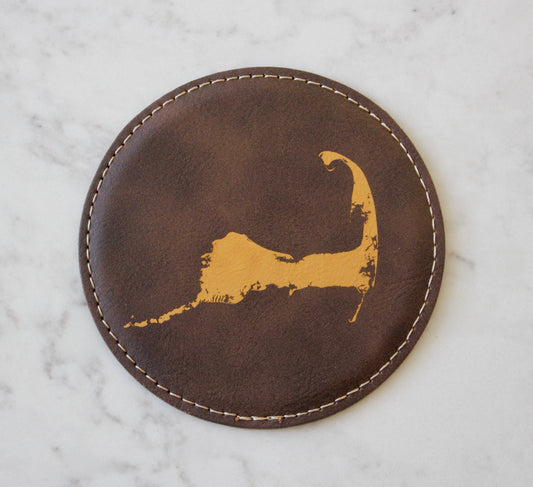 Cape Cod Coaster Set (Slate or Leatherette)