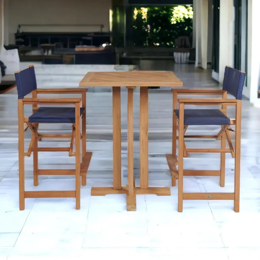 Captain Teak Outdoor Bar Armchair