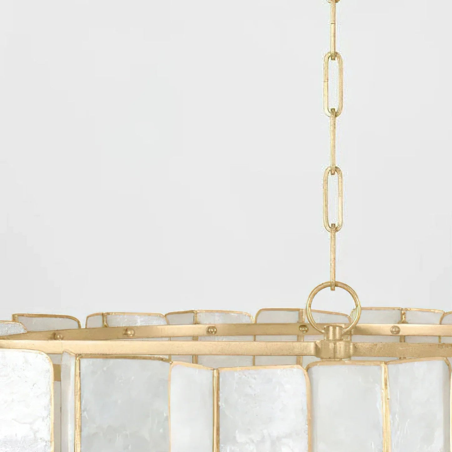 Cartagena Vintage Gold Leaf Chandelier