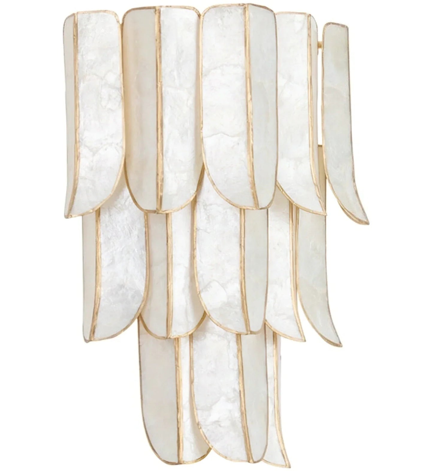 Cartagena Vintage Gold Leaf Wall Lamp