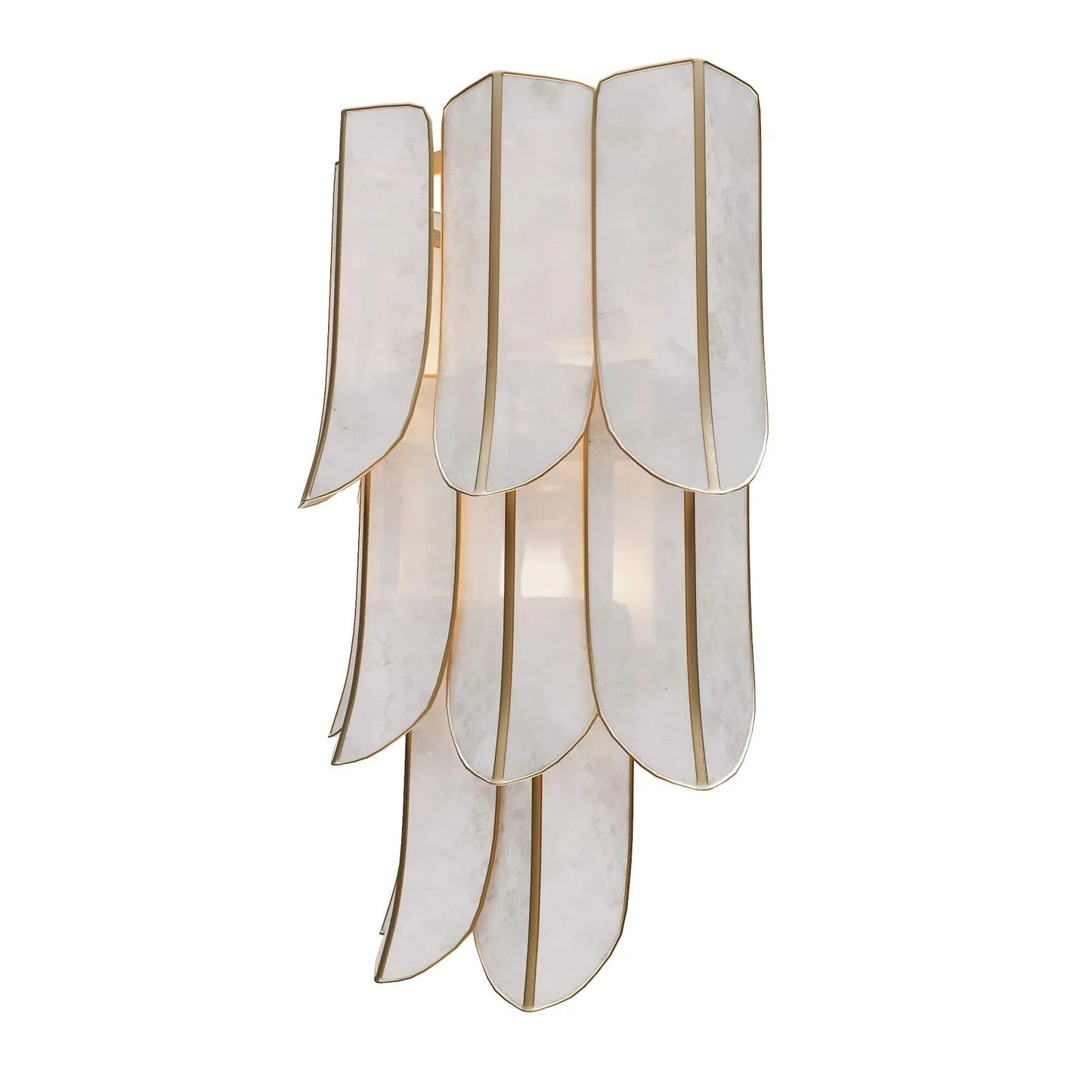 Cartagena Vintage Gold Leaf Wall Lamp