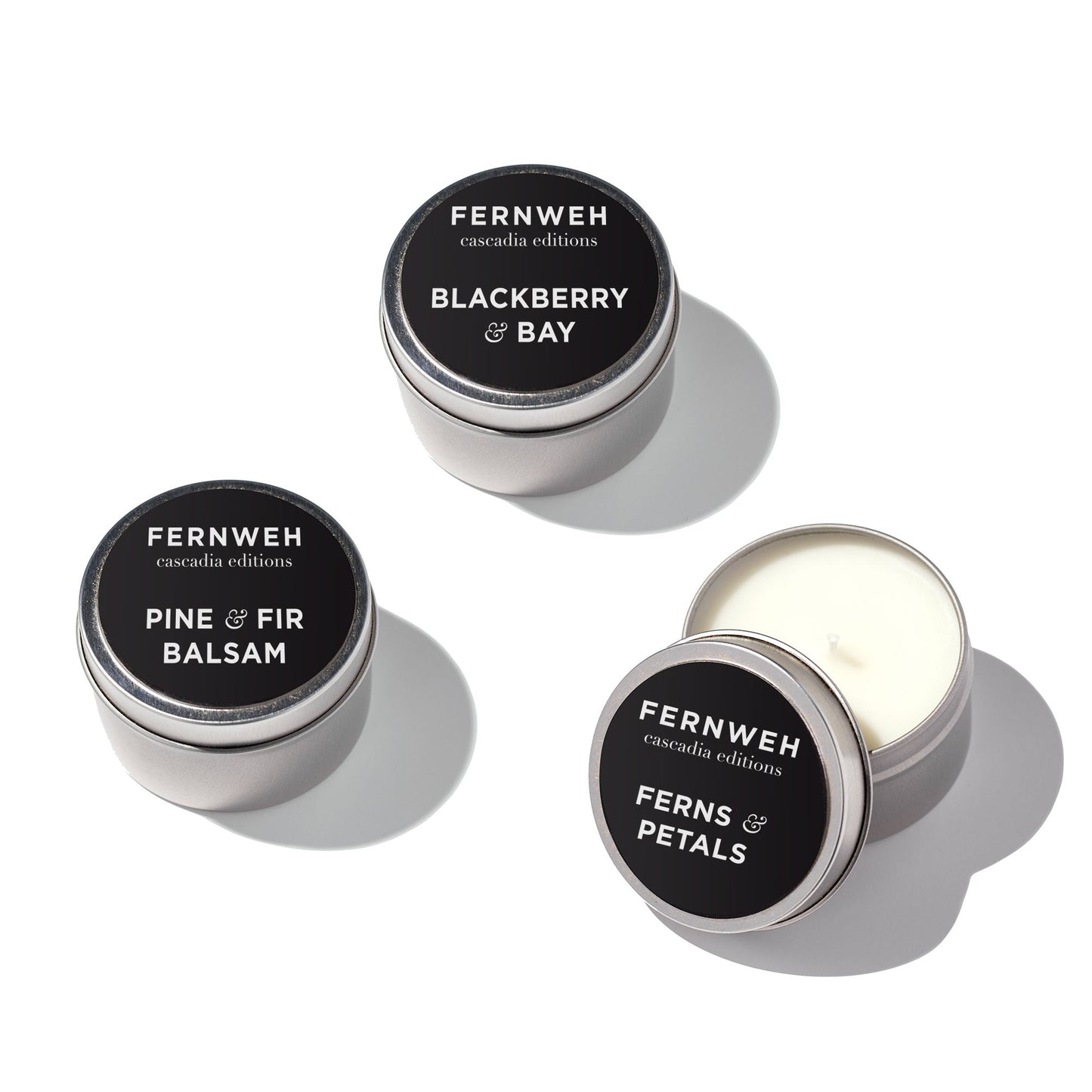 Ferns and Petals Scented Soy Candle