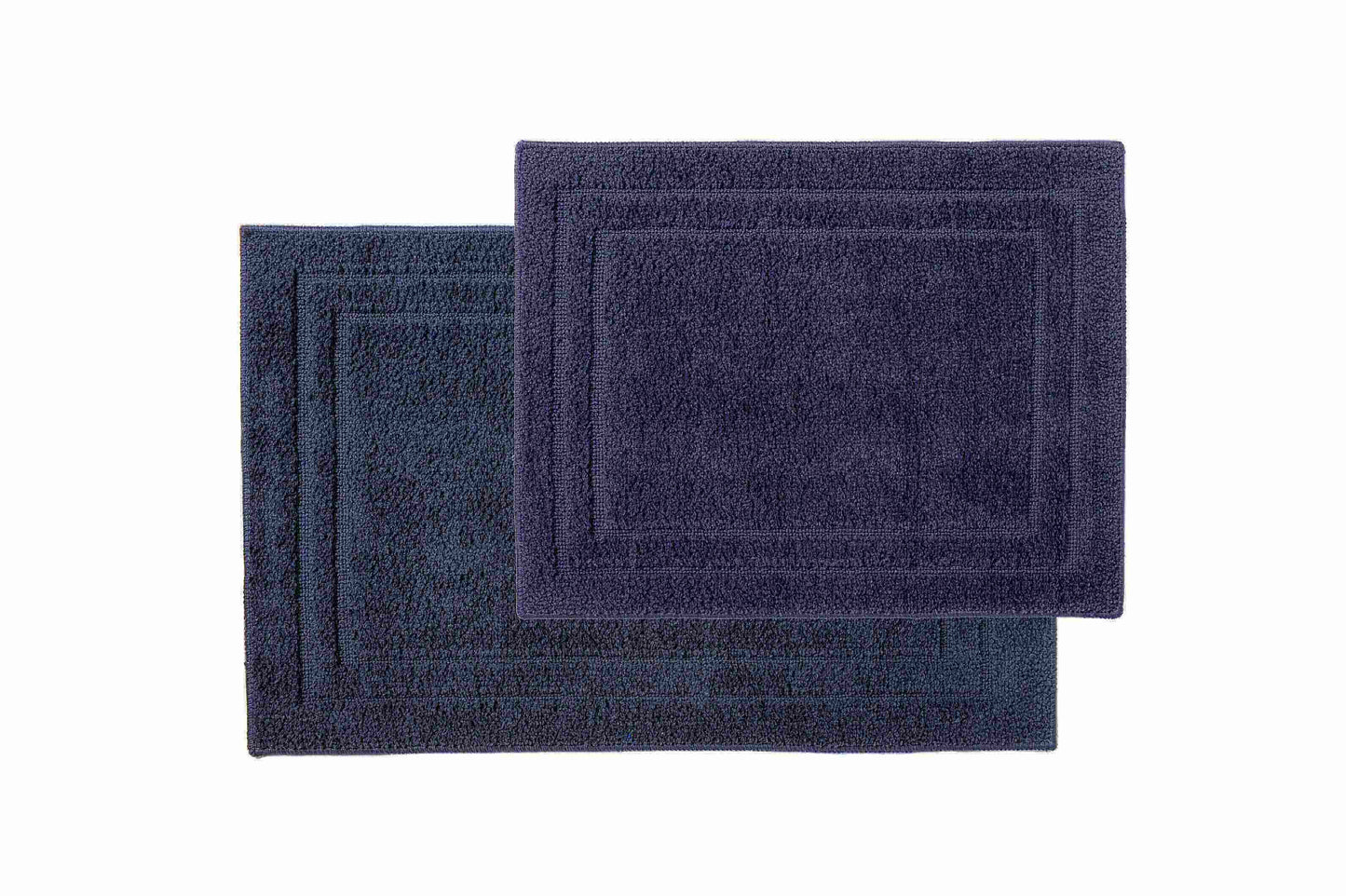 Bibb Home 2 Piece Microfiber Shag Bath Mat Set.