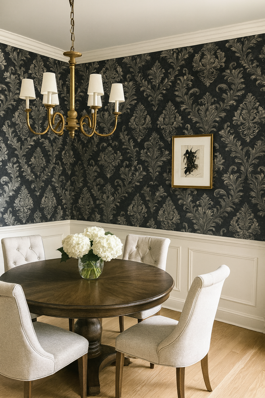 Noir Versailles Wallpaper