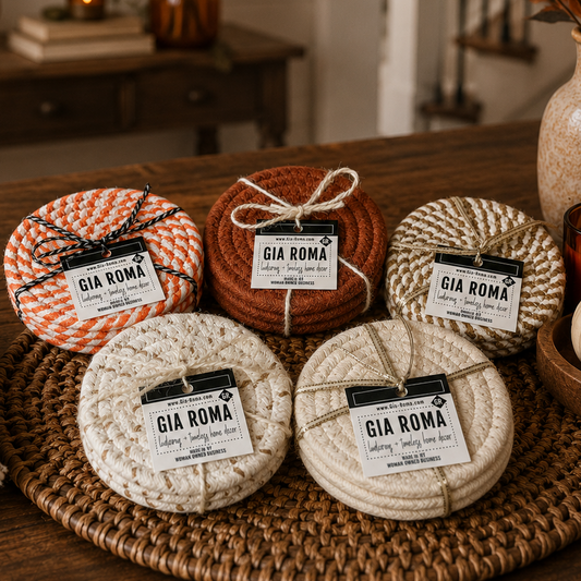 Fall Fabric Coasters