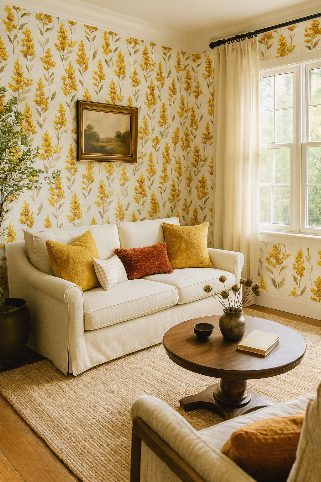 Goldenrod Whimsy Wallpaper
