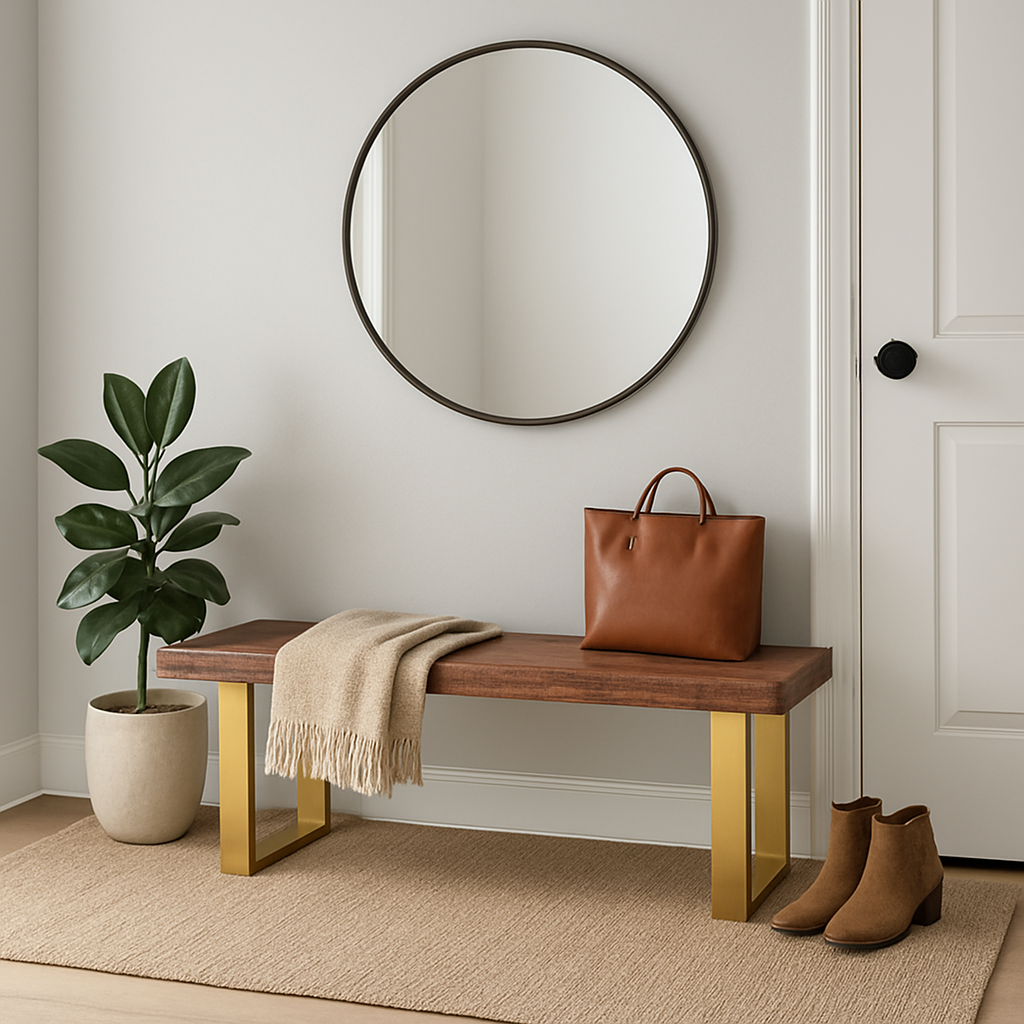 Lark Mango Wood Bench