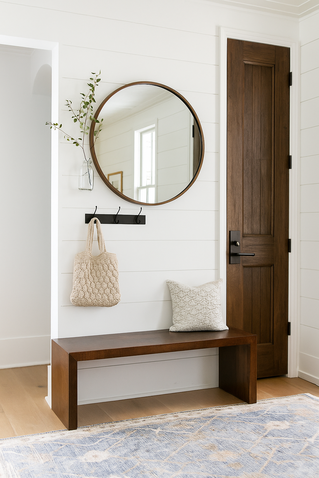 Timbergirl Dark Walnut Mango Wood Bench - 60"