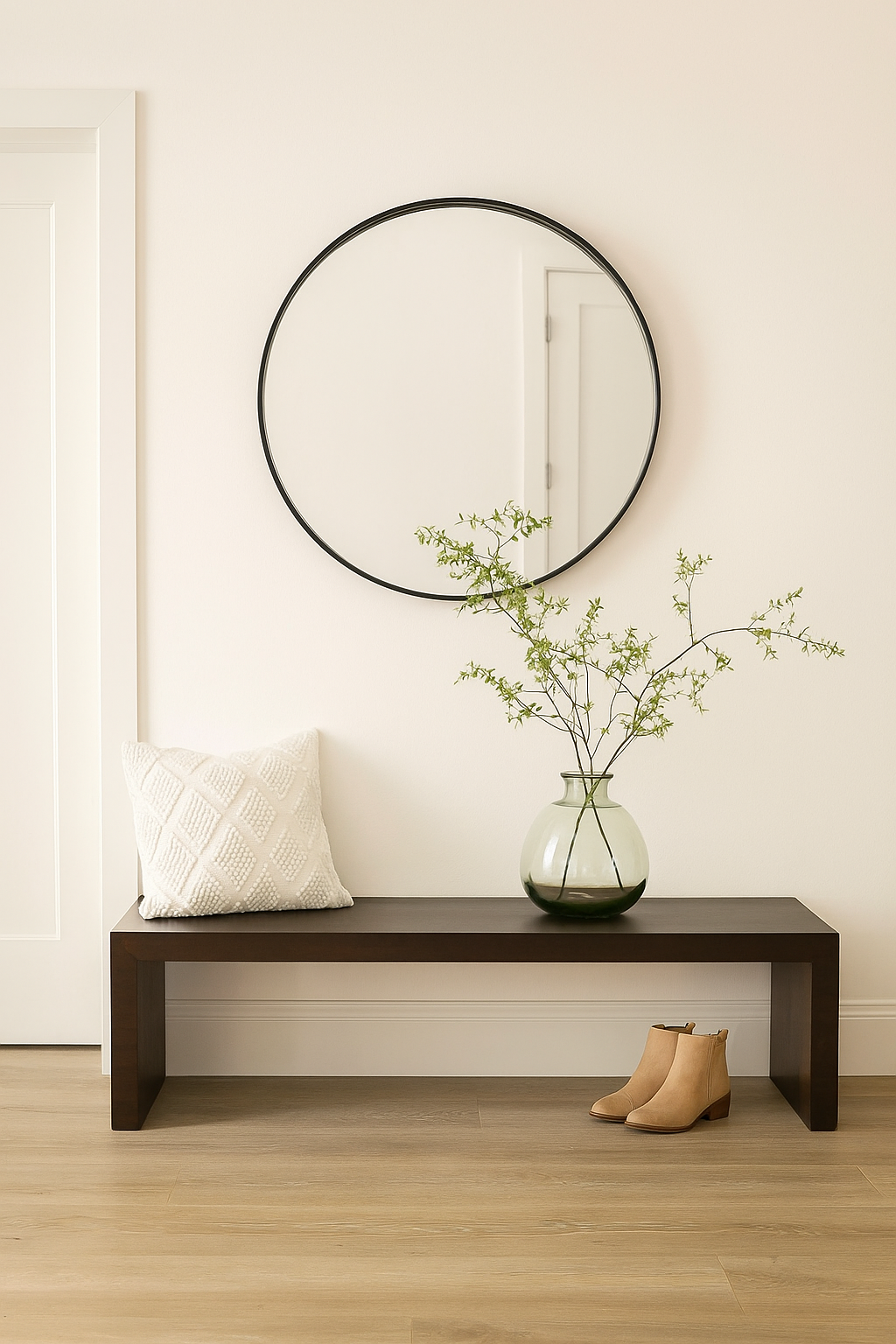 Timbergirl Dark Walnut Mango Wood Bench - 60"