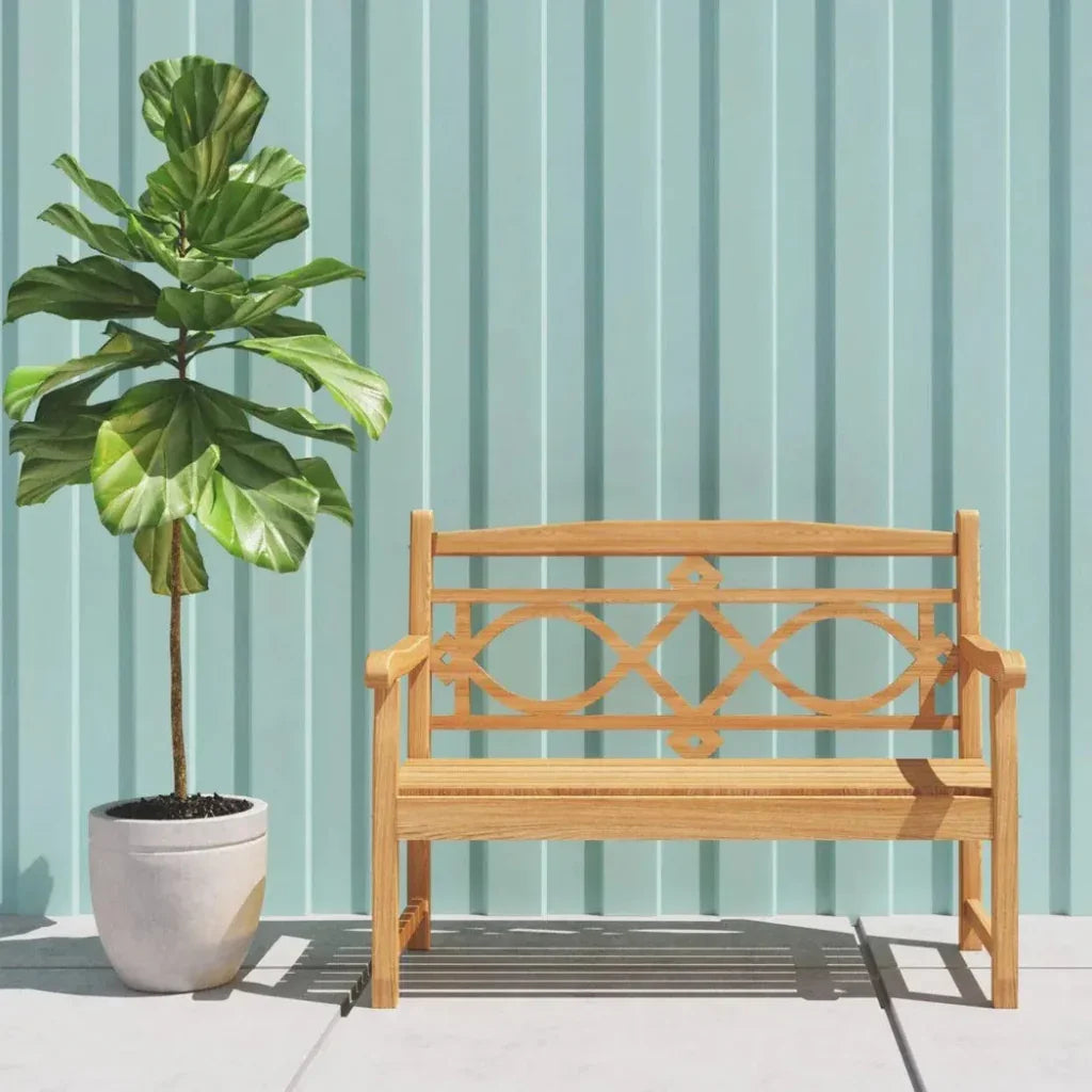 Chelsea 2-Person Teak Outdoor Bench