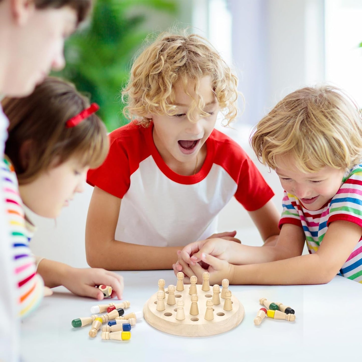 Montessori Wooden Memory Chess Game