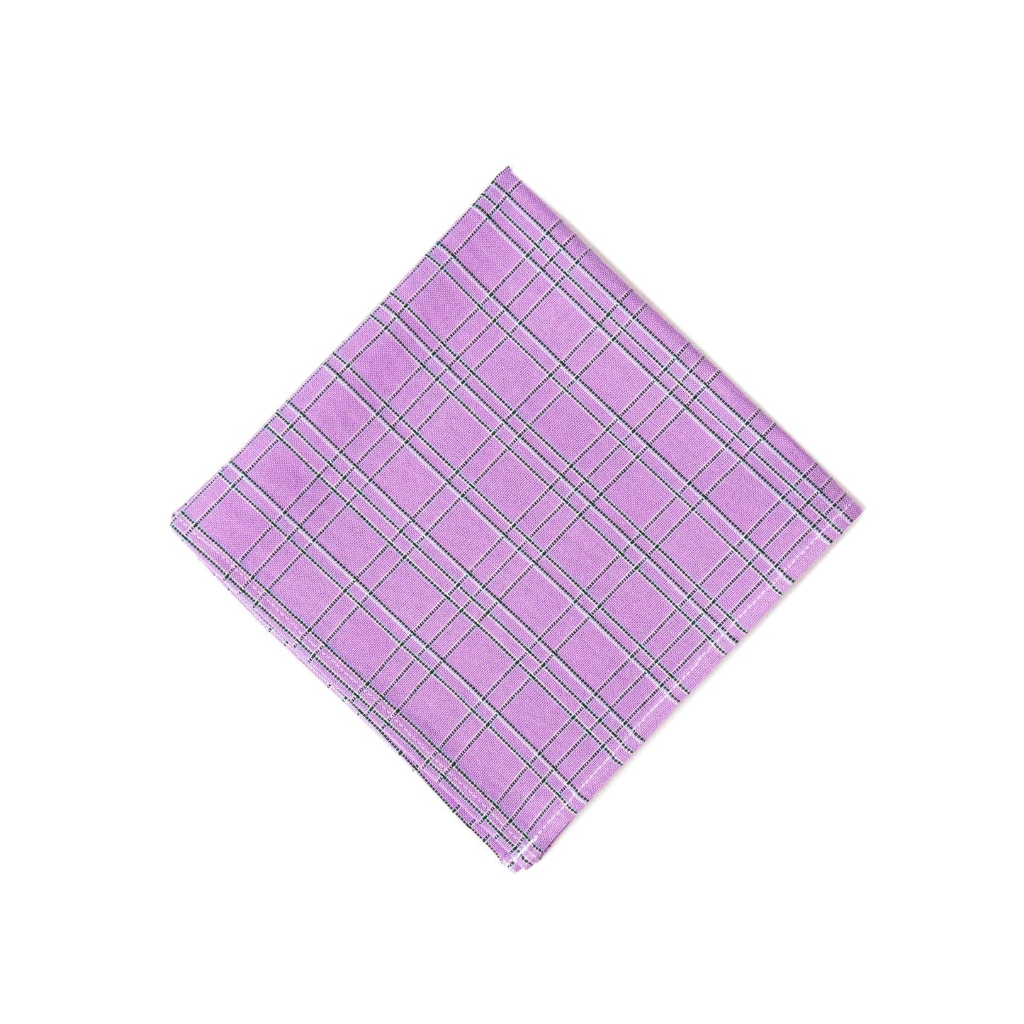 Chiapas Plaid Lilac Napkin