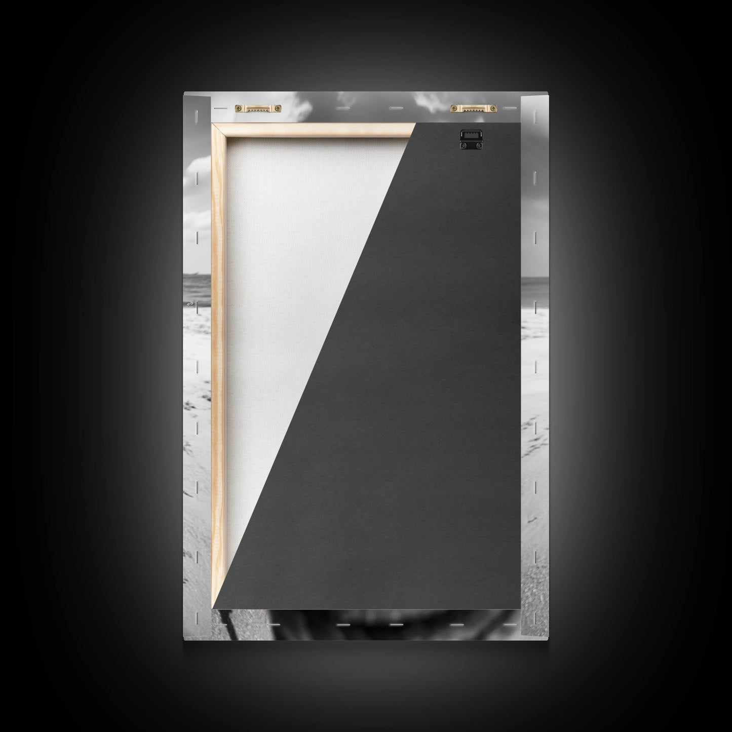 Nautical Rope, Ocean Line, Endless Beach, Maritime Horizon, Canvas Print, Minimalist Wall Art, Modern Coastal Decor, Entryway Beach Art